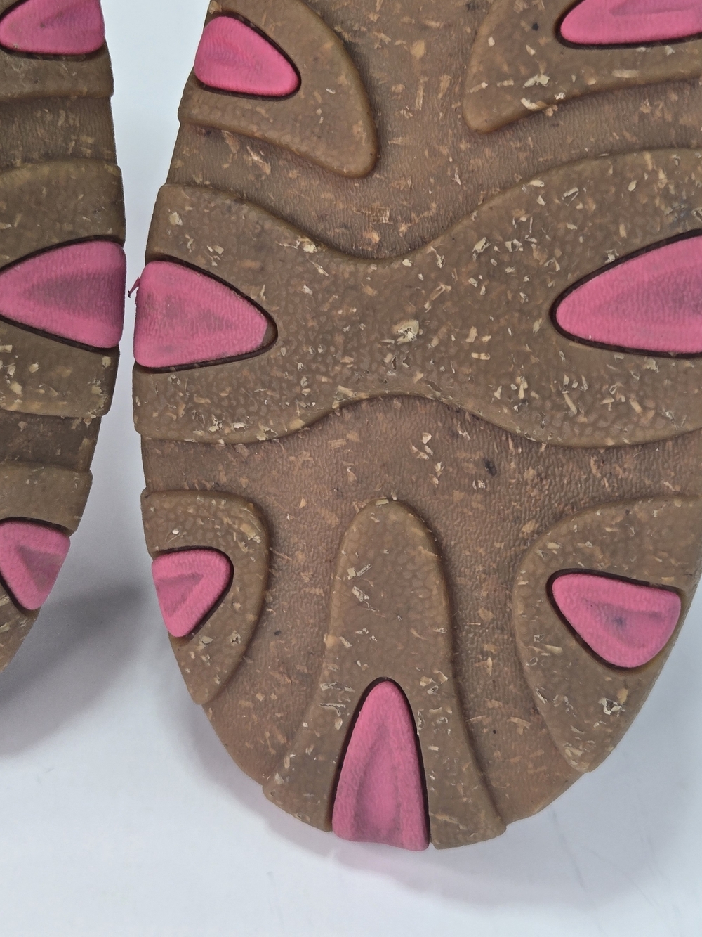 Twisted X Chukka Driving Moc Brown Suede Ankle Boots Pink Accents Women's Size 9 - Picture 10 of 13